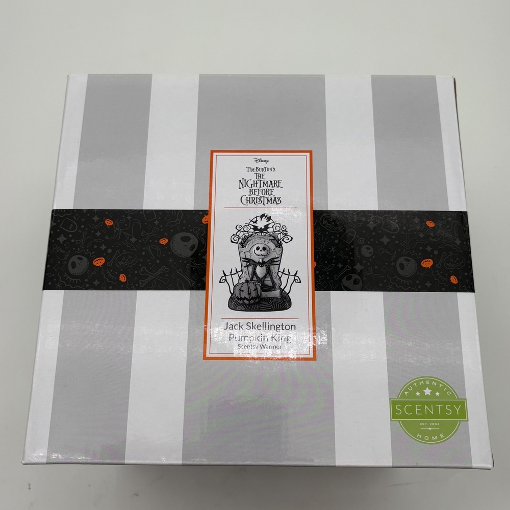 Scentsy Disney Nightmare Before Christmas Jack Skellington Pumpkin King Warmer